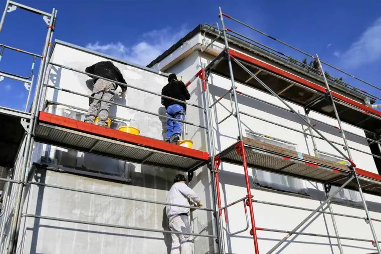 Peinture de façade, Gannat, Entreprise A.Mina